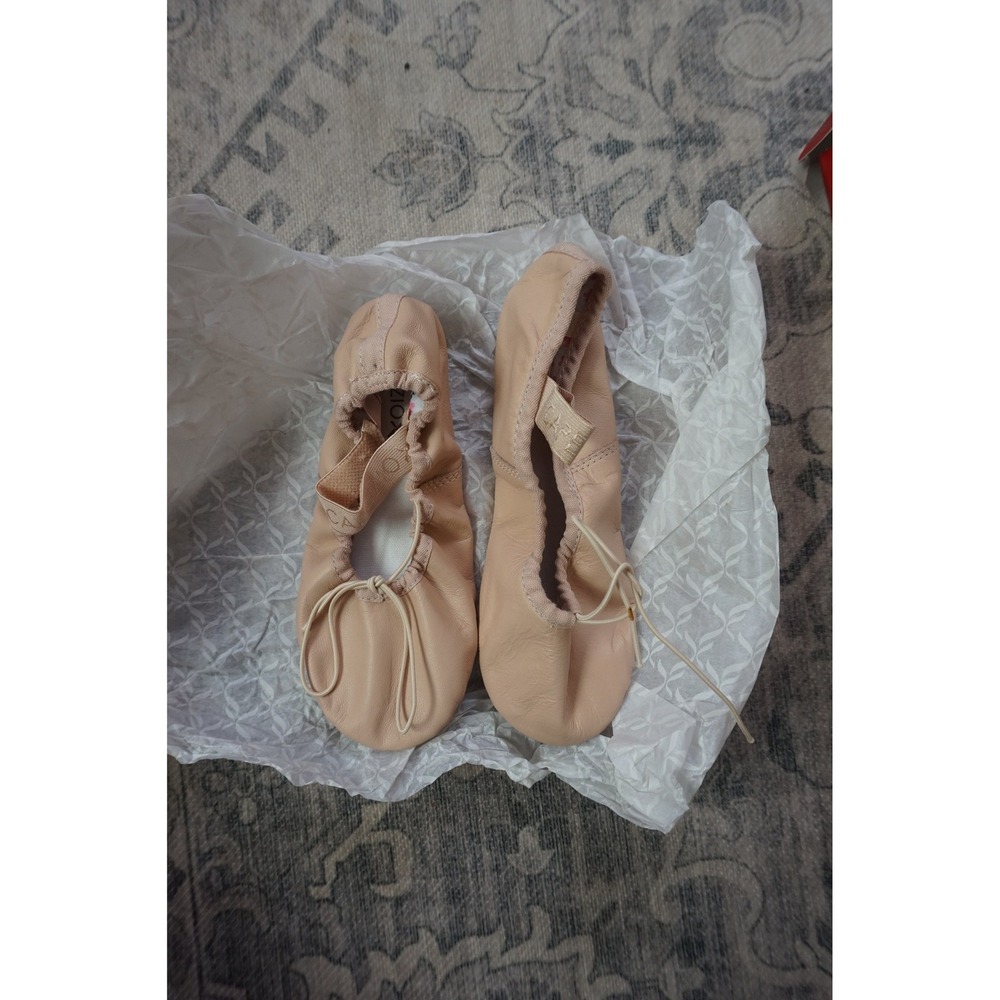 Capezio Daisy Ballet Slippers 205C Leather Dance Shoes Ballet Pink Kids Size 13M